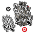 12-12-12 Sticker Pack - August 2025